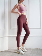 Load image into Gallery viewer, HIGH-WAIST LIGHTWEITED LEGGING 25"- Mulled Wine