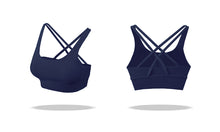 Load image into Gallery viewer, Iconic Support Sports Bra - Navy