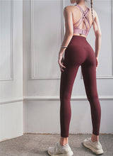 Load image into Gallery viewer, HIGH-WAIST LIGHTWEITED LEGGING 25"- Mulled Wine
