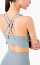 Load image into Gallery viewer, Iconic Support Sports Bra - Dusty blue